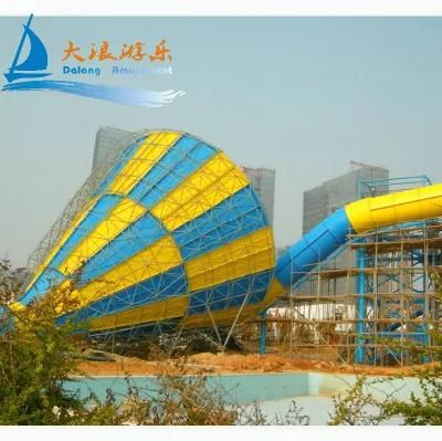 Indoor Amusement Park Equipment Amusement Park Rides Equipment Super Trumpet Water Slide