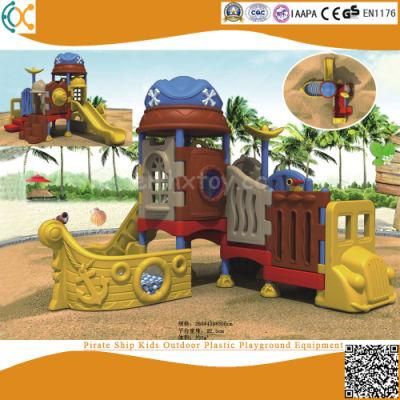 Pirate Ship Kids Outdoor Plastic Playground Equipment