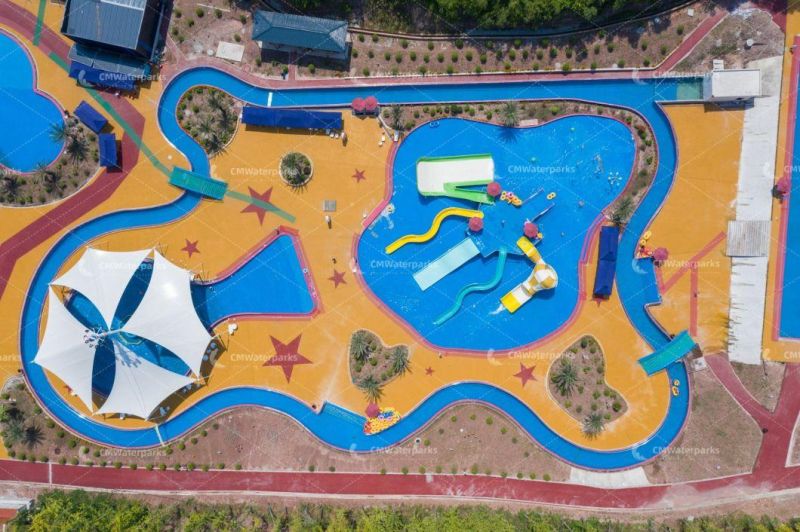 High Quality Fiberglass Water Slide Outdoor Water Park for Adult Kids