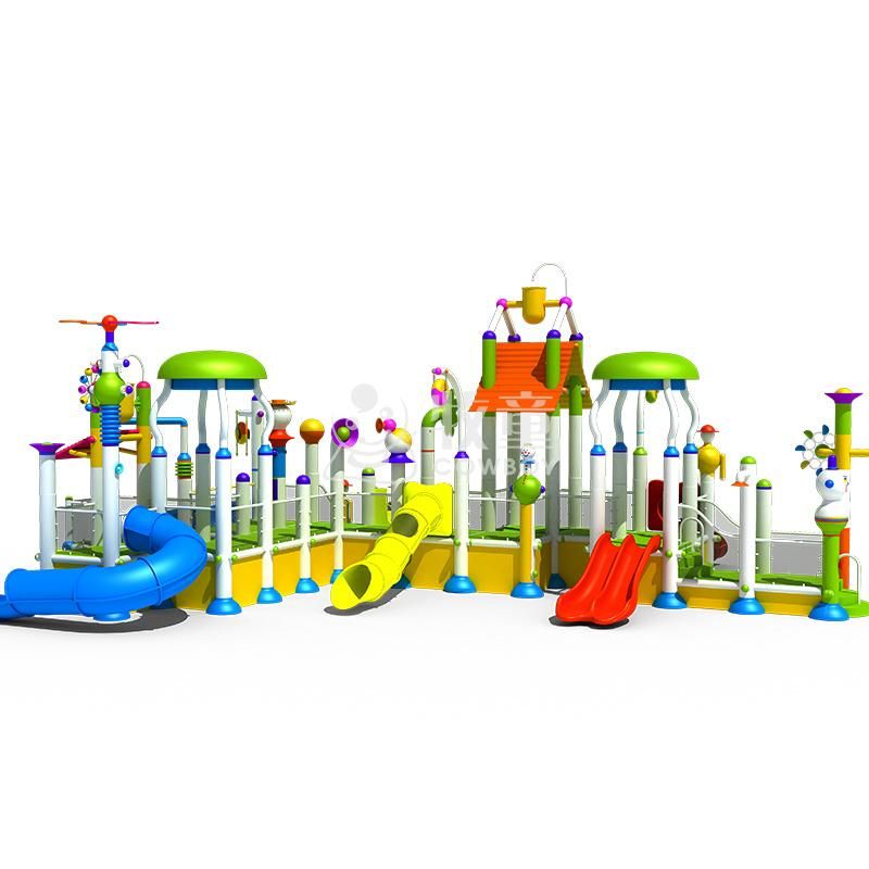 Water Spraying Playground Plastic Slide Playground Hotel Theme &Amusement