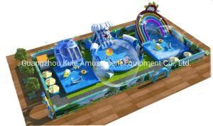 Outdoor Playground Water Park Water Slide Swimming Pool Inflatable Toys