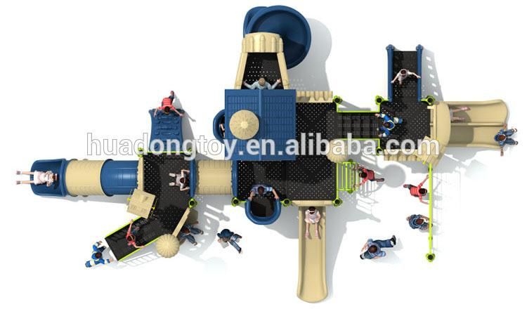 High Quality Kids Amusement Outdoor Plastic Playground Slide Park