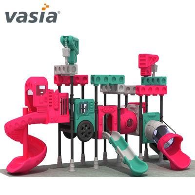 Architecture Series and Varied Slides Kids Garden Amusement Outdoor Playground for Sale
