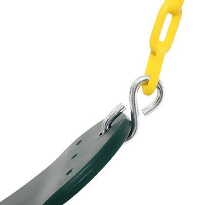 Playground Swing - Outdoor Chain Seat Swing - Heavy Duty Plastic Coated Chain Esg16253