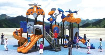 Plane Style Outdoor Playground with Slide