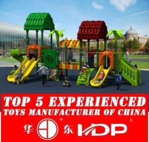 Children Gym Playground Equipment Plastic Outdoor Big Slides for Sale (HD15A-025A)