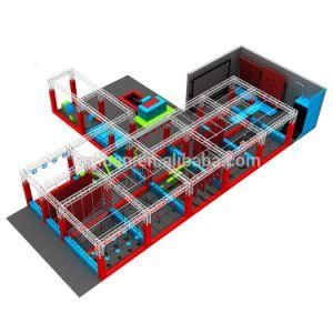 Used Building Commercial Ninja Course Set Playground, Children Obstacle Rope Courses Equipment with OEM/ODM Design Picture