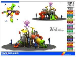 Outdoor Playground Nature Forest Series Fine Children Slide