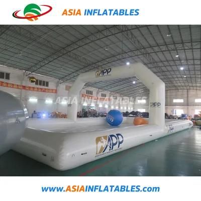 Inflatable Swimming Pool with Arch for Outdoor Advertising