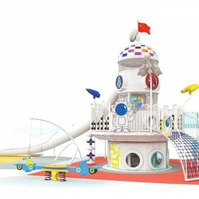 Outdoor Park Kids Playground Equipment Space Series Climbing Slide Yq44
