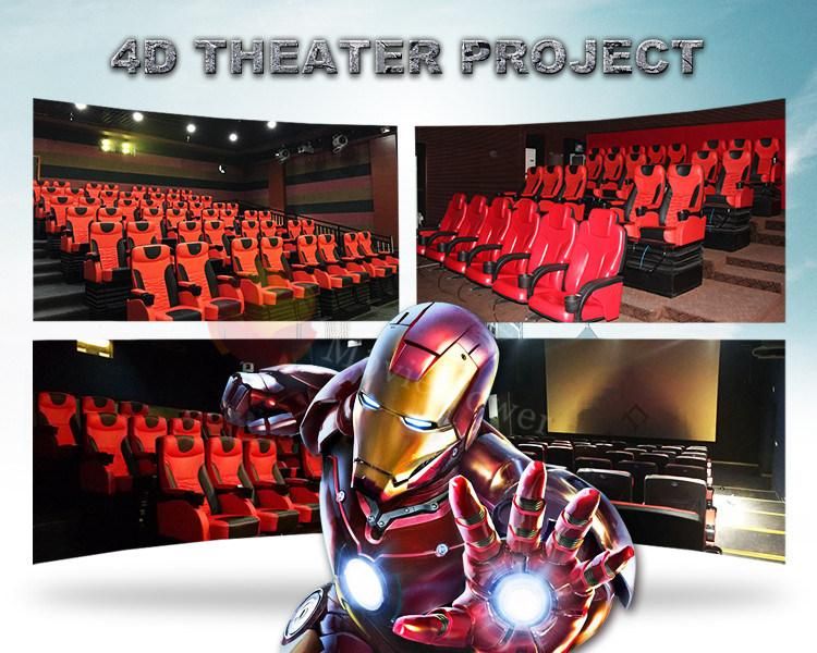 Newest Design Luxurious 4D Motion Platform Theater Cinema Chair Simulator