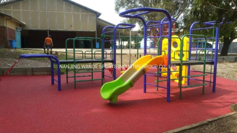 Wandeplay Plastic Toy Slide Amusement Park Children Outdoor Playground Equipment with Wd-16D0647-03