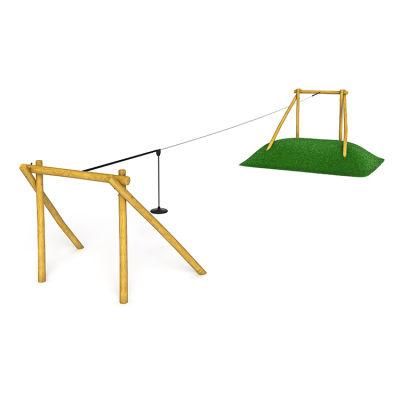 Outdoor Playground Zip Line Tower Zip Line Roller Coaster