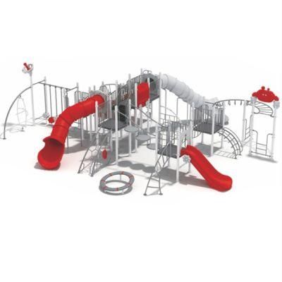 Outdoor Park Square Kids Playground Equipment Slide Climbing Frame