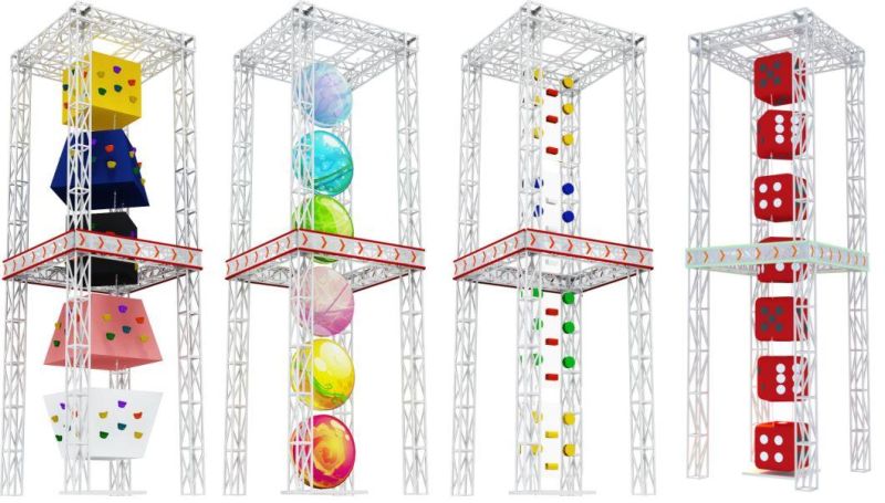 Mich New Launch Special Dice Shaped Independence Climbing Structure with Aluminum Alloy Frame Support