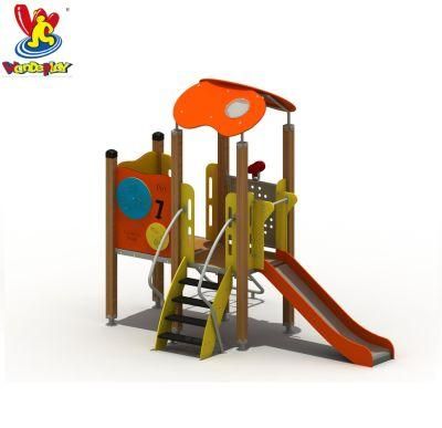 Outdoor Play Slide Kids Wood Toy Park Equipment
