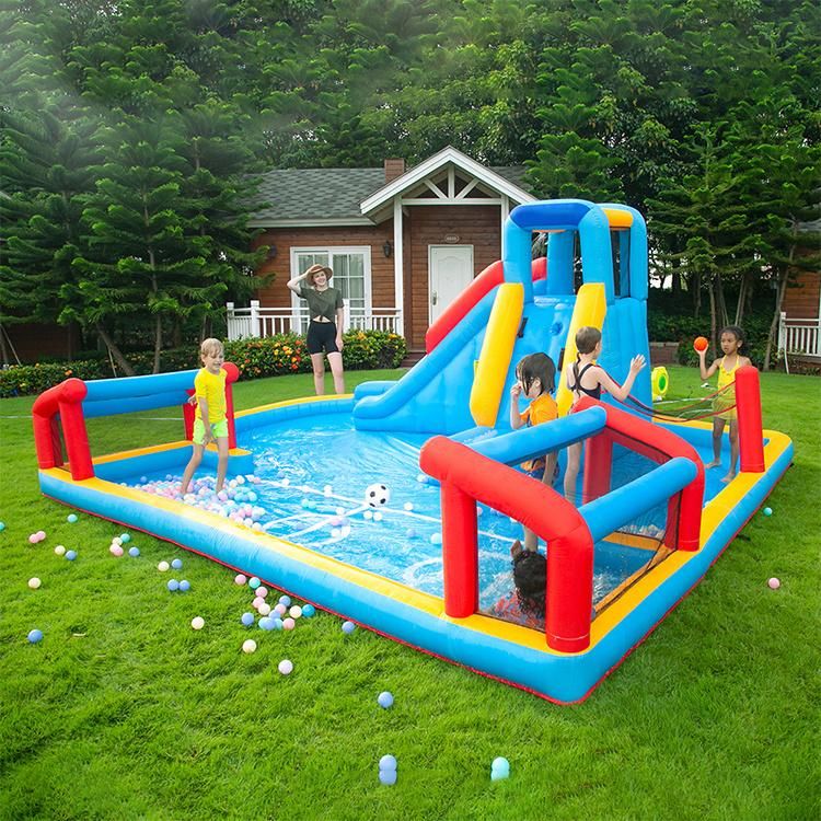 Custom Inflatable Bouncer with Slide Pool for Amusement