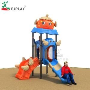 2018 Children New Arrival Swing and Slide Set Colorful Playground with Galvanized Pipe Diameter 76mm