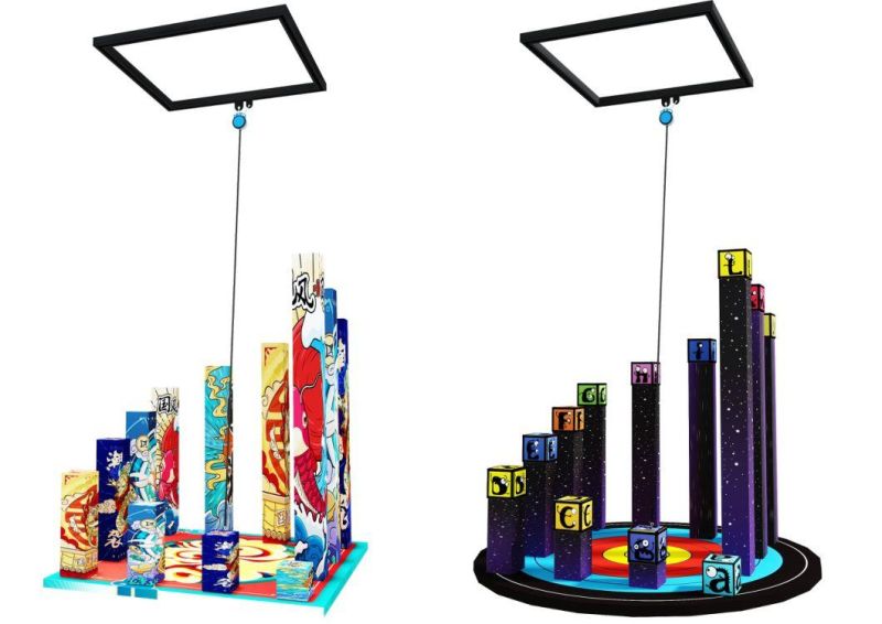 Mich Unique Step by Step Cartoon Stereo Climbing Structure for Kids Teenager Adults