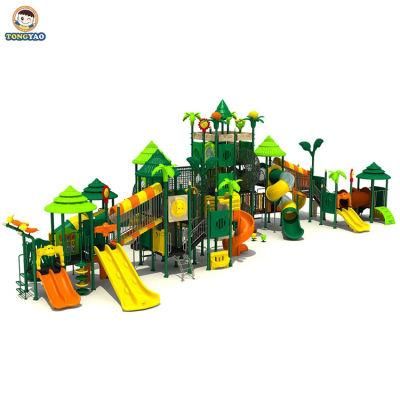 Tongyao Factory Colorful Plastic Commercial Outdoor Slide Playground