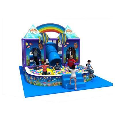 Children&prime;s Favorite Ocean Theme Indoor Playground with Slides and Pools