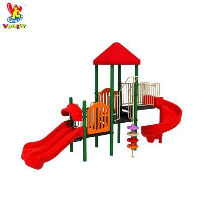 Galvanized Pipe Outdoor Playground Equipment with Kid Slide