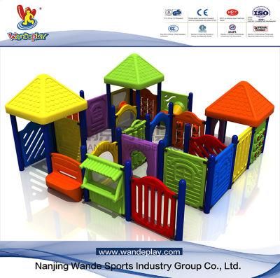 Wandeplay Tunel Slide Children Plastic Toy Amusement Park Outdoor Playground Equipment with Wd-16D0390-01c