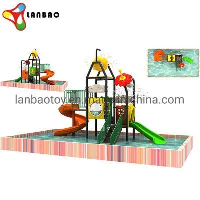 Safe Outdoor Water Amusement Park Items with Water Slides