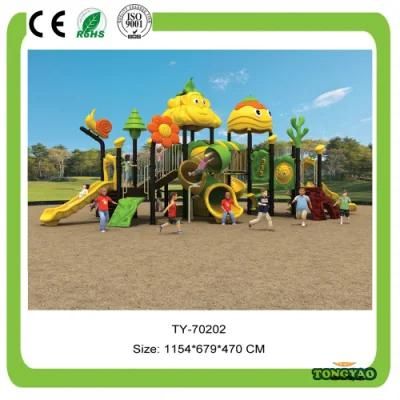 Plastic Small Slide Outdoor Playground for Sale (TY-70202)