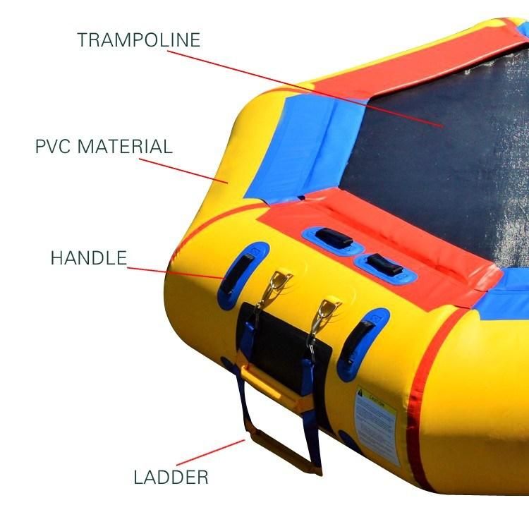 Inflatable Floating Water Jumping Bed Air Trampoline