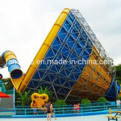 Fiberglass Water Park Rides Aqua Amusement Slide