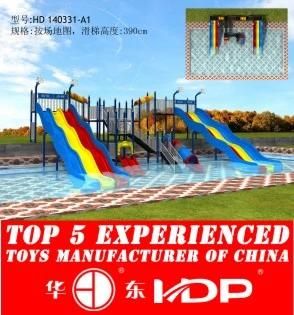 Outdoor Newest Fiber Pool Slide (HD 140331-A1)