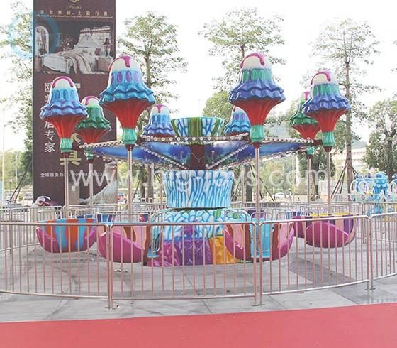 Lowest Price Park Game Jelly Fish Children Family Fun Rotating Rides