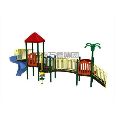 Wandeplay Customized Combined Slide Outdoor Playground Equipment for Park