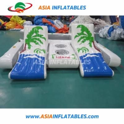 Inflatable Water Floating Island Game for Water Park Sports