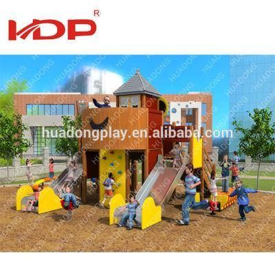 New Hot Product Woode Slide, Children Outdoor Playground Kids Wood Slide