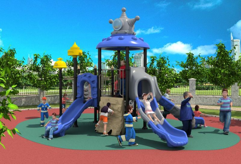 Attractive Huadong OEM Plastic PE Playhouse Children Outdoor Playground HD17-102D
