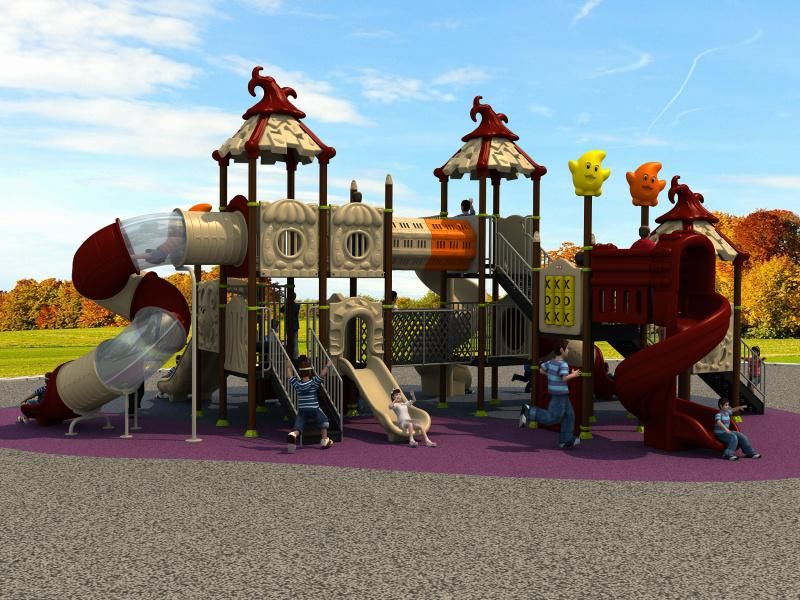 Magic House Serie Kids Slide Outdoor Playground Amusement Equipment