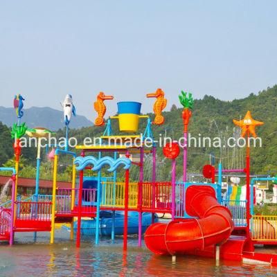 Theme Park Customized Water House with Slides