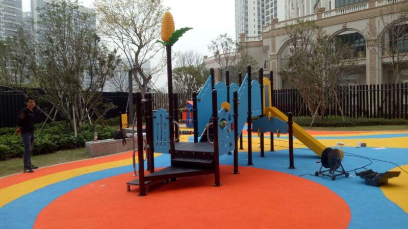 Guangzhou Manufacturer Kindergarten Playground Kids Plastic Outdoor Playground