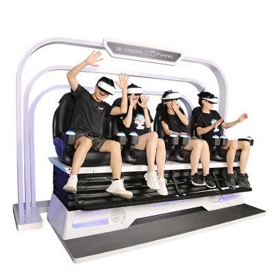 4 Seats 9d 360 Degree 9d Vr Cinema Simulator