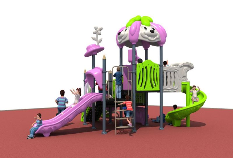 The Outdoor Playground with Animal Sculpture, Amusement Equipment for Preschool Kids