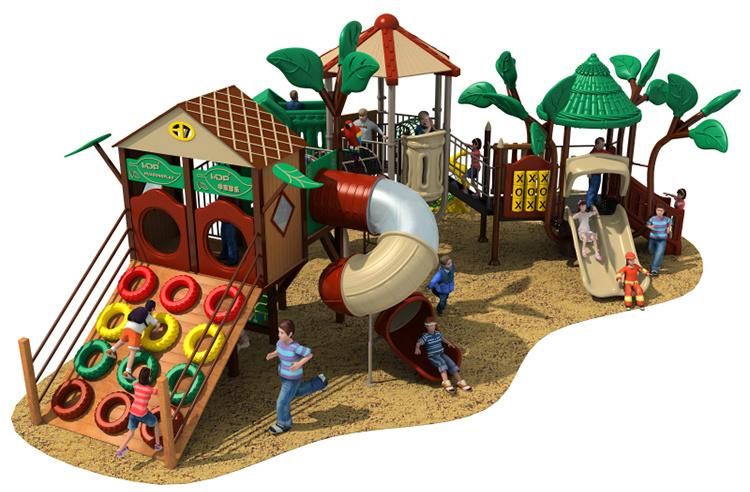 New Mini Plastic Children Lovely Small Playground Equipment