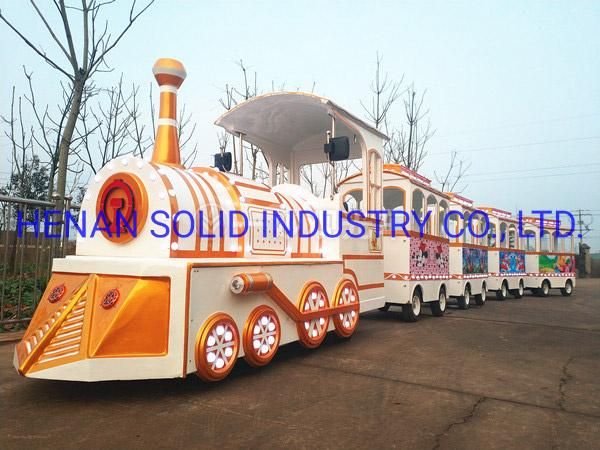 Electric Indoor Large Kids Electric Trackless Train for Shopping Mall