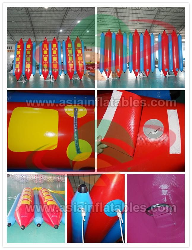 Double Lane Flying Towable Inflatable Banana Boat for Sale