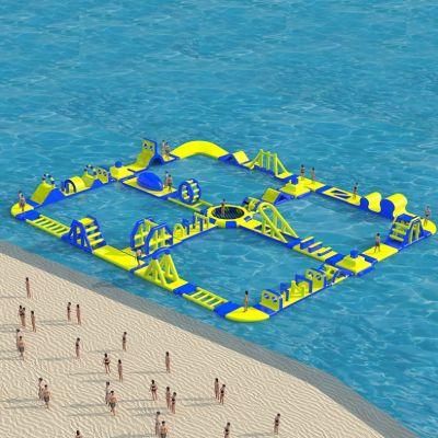 Summer Play Lazy River Water Park Equipment Inflatable Slide Water Park for Sale