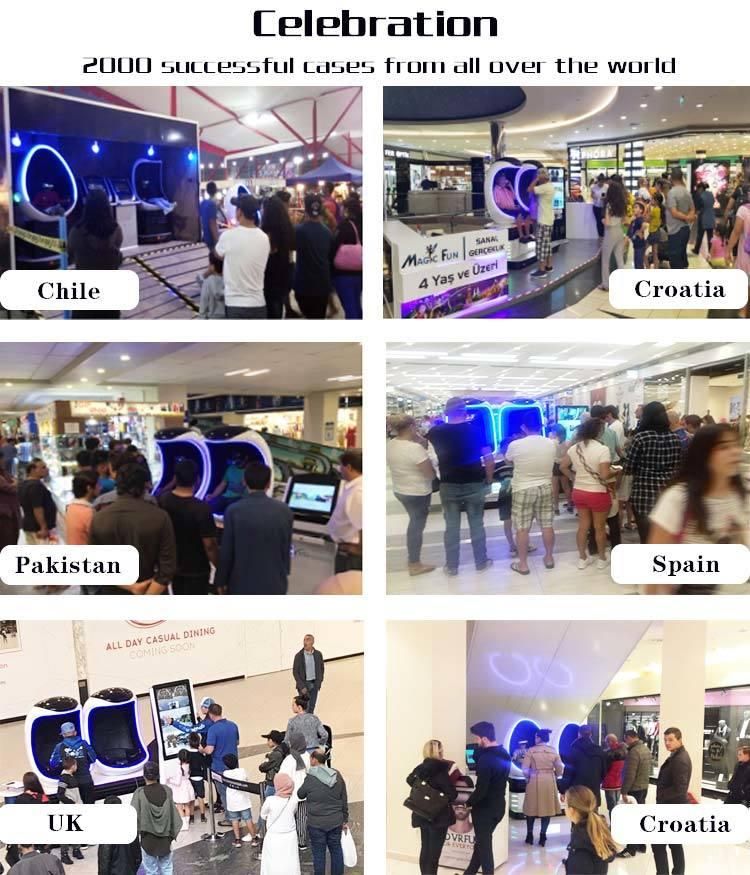 New Arrival Double 9d Vr Egg Seats Cinema Arcade Machine