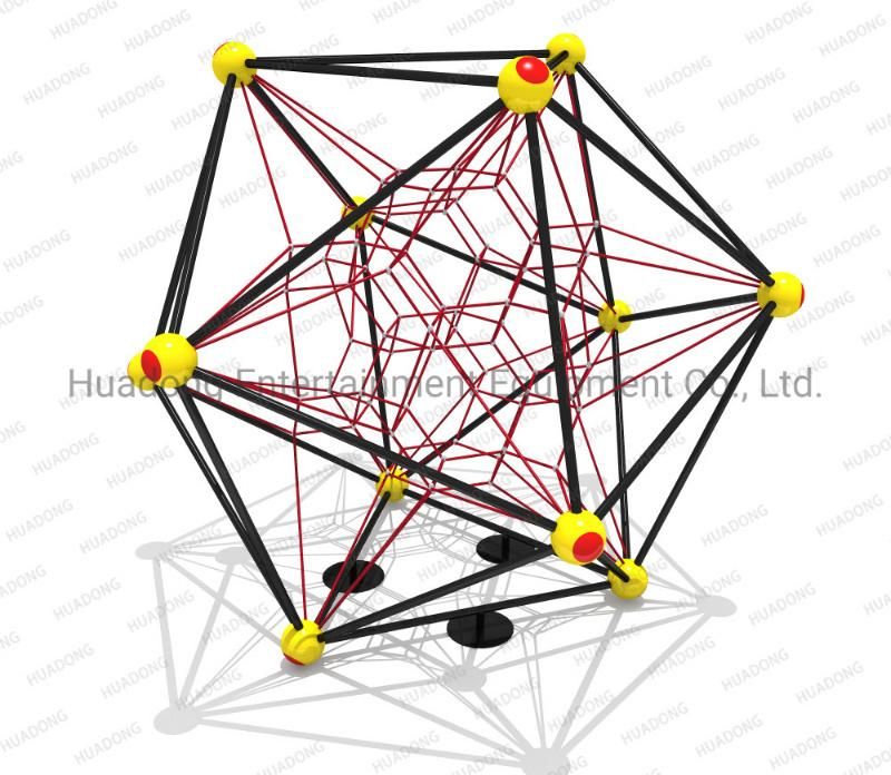 Outdoor Playground Equipment Net Series 16mm Nylon Rope Challenge Game Scramble Net Climb Structure