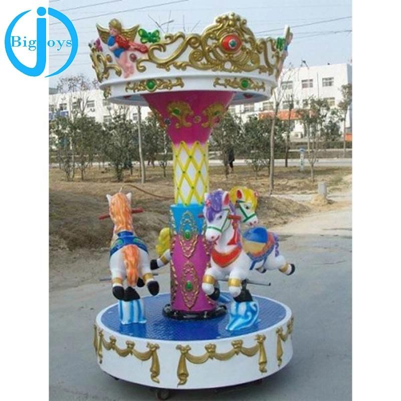 Popular 3 Seaters Mini Carousel Amusement Park