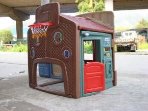 New Design Kids Plastic Playhouse with Slide for Sale
